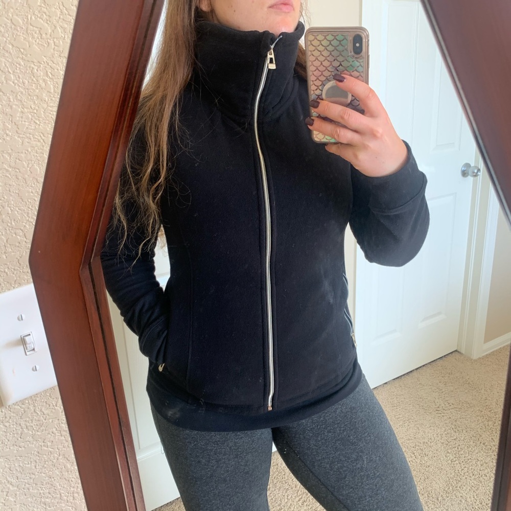 Calvin Klein fleece high collar vest size M